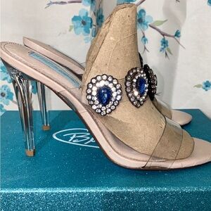 Betsey Johnson jeweled heels